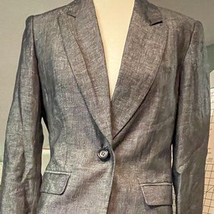 Jones New York Black/white Suit Size 6